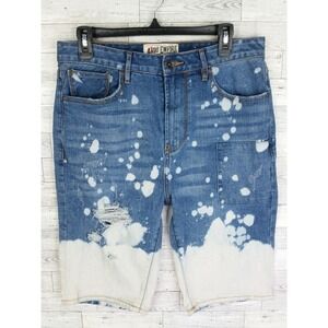 New Men's Akoo Empire Acid Washed Standard Denim Shorts Men's 30 Y2K 90s